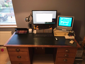 Amiga & peripherals on my desk