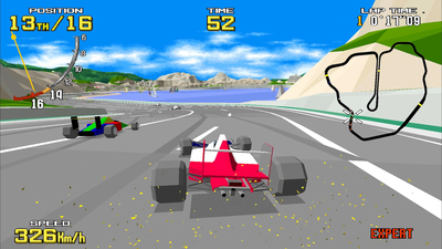Screenshot of Virtua Racing